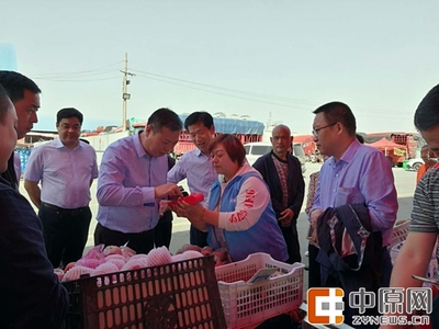 深化区域协作 共促食安发展——甘肃省嘉峪关市领导实地考察郑州惠济区毛庄农产品批发市场